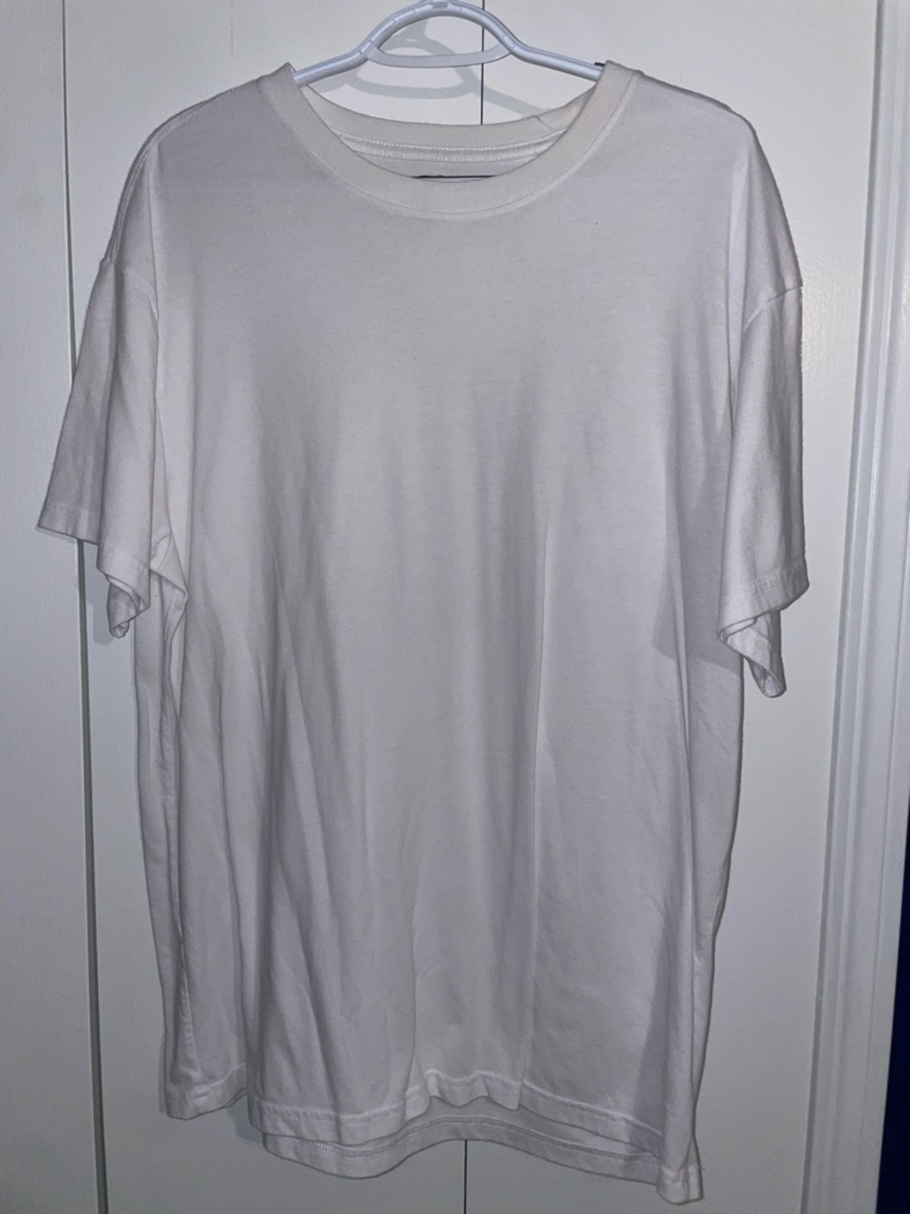 Athletic Works White Short Sleeve Crew Neck T-Shirt